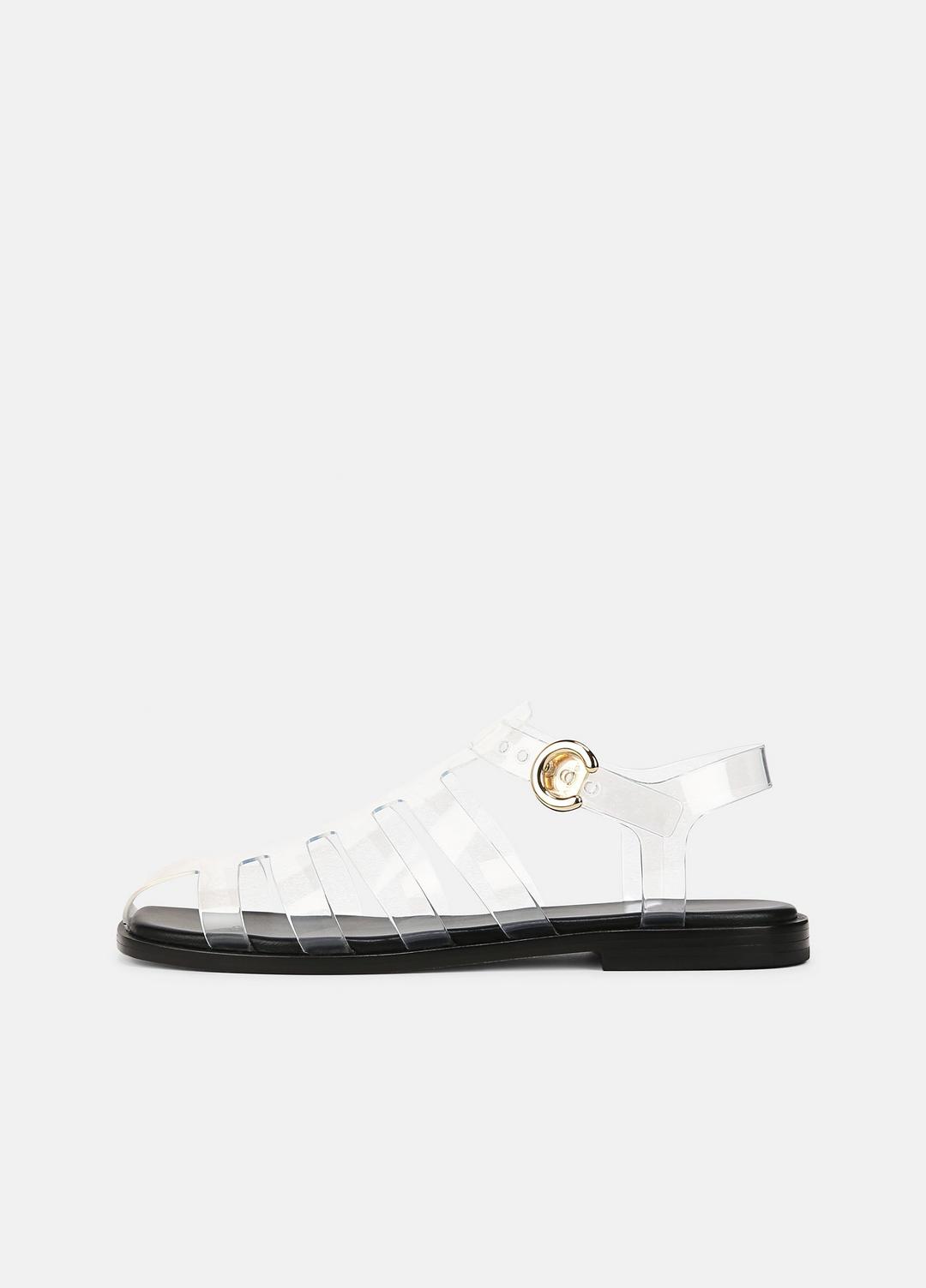 VINCE Sale Melina Jelly Fisherman Sandal in Shoes CLEAR