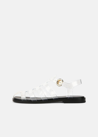 VINCE Sale Melina Jelly Fisherman Sandal in Shoes CLEAR