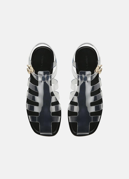 VINCE Sale Melina Jelly Fisherman Sandal in Shoes CLEAR