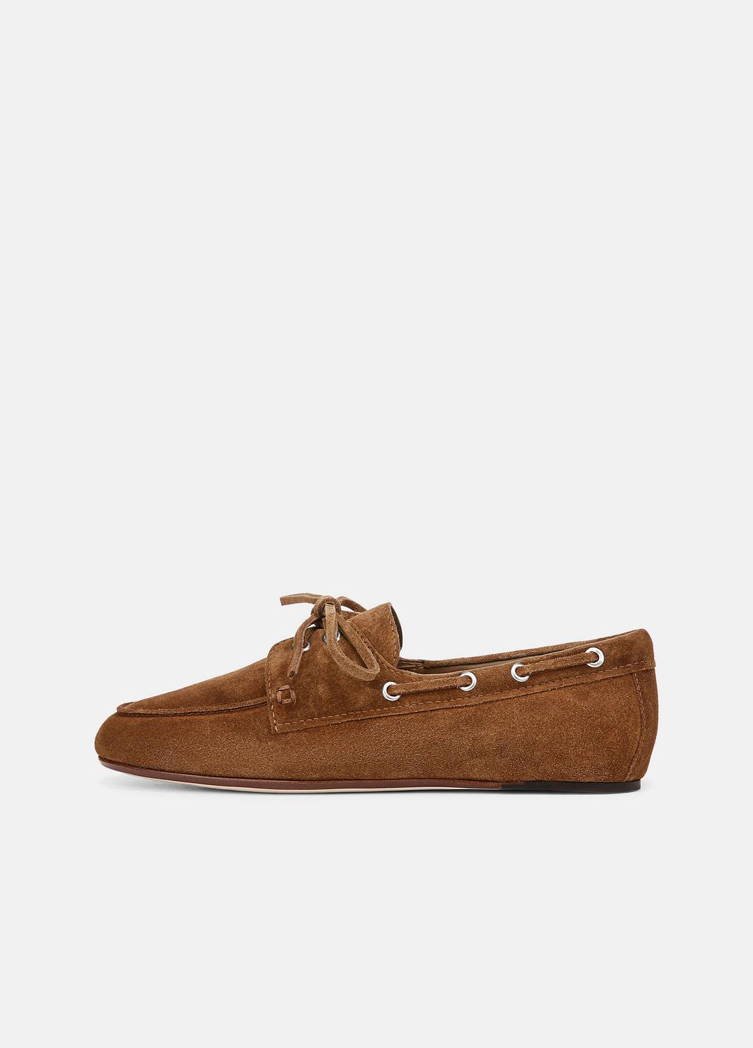 VINCE Sale Marin Suede Lace-Up Loafer in Shoes ELMWOOD