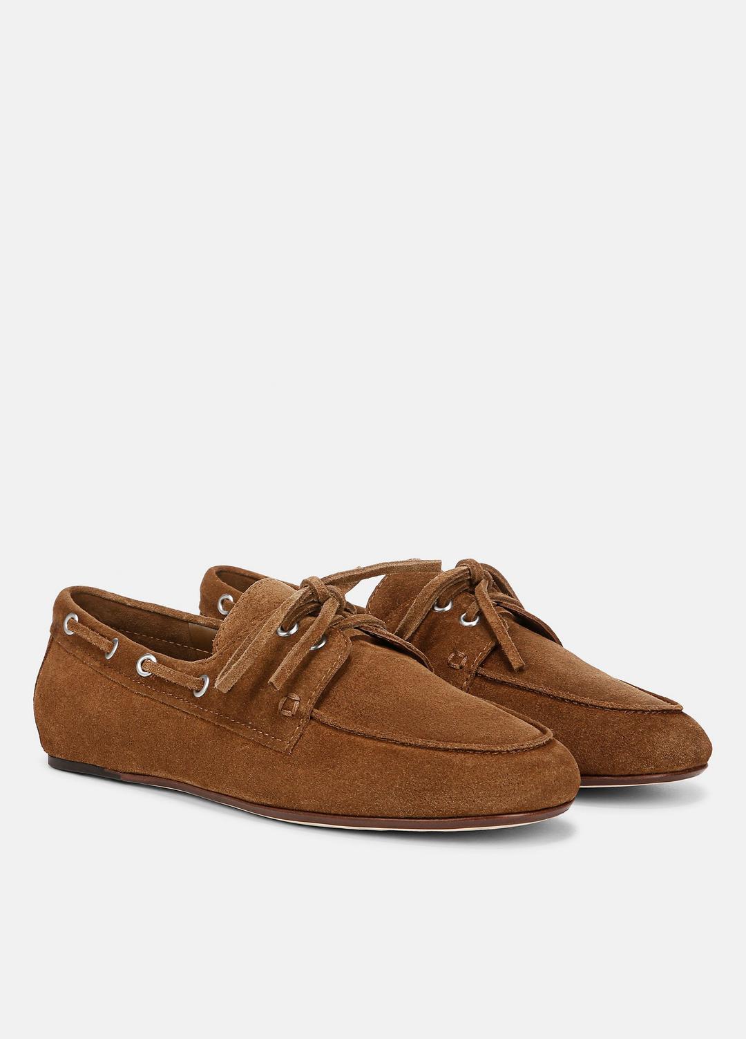 VINCE Sale Marin Suede Lace-Up Loafer in Shoes ELMWOOD