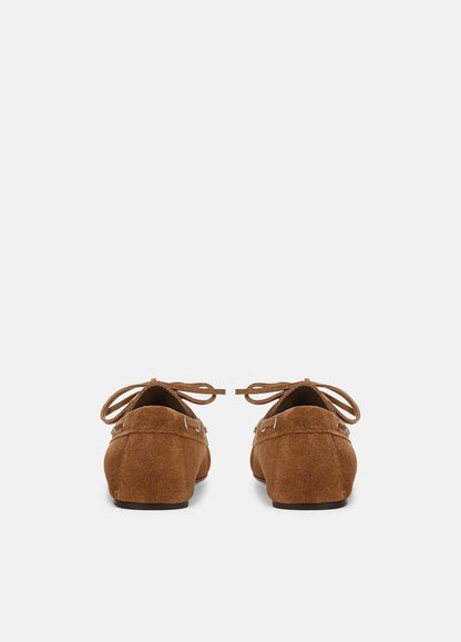 VINCE Sale Marin Suede Lace-Up Loafer in Shoes ELMWOOD
