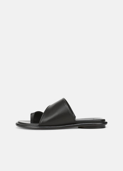 VINCE Sale Lukas Leather Sandal in Shoes BLACK