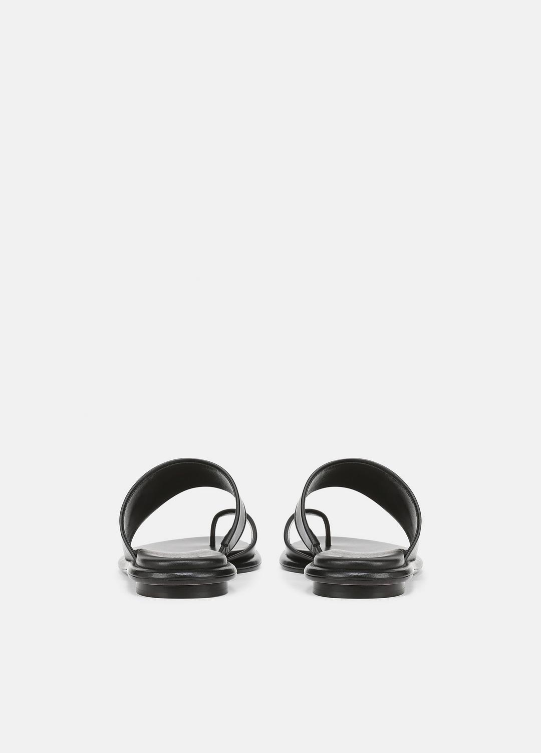 VINCE Sale Lukas Leather Sandal in Shoes BLACK