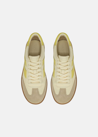 VINCE Sale Oasis Leather & Suede Sneaker in Shoes SAND DUST/STRAW SEED/CHAMOMILE