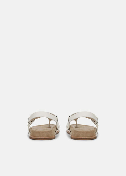 VINCE Sale Franca Leather Sandal in Shoes MILK