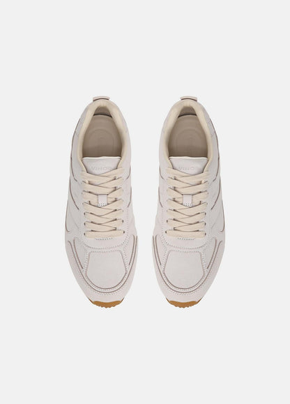 VINCE Sale Mojave Leather & Suede Trainer Sneaker in Shoes SABBIA MULTI