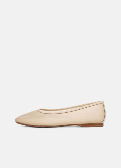 VINCE Sale Leah Mesh Flat in Shoes BIRCH SAND