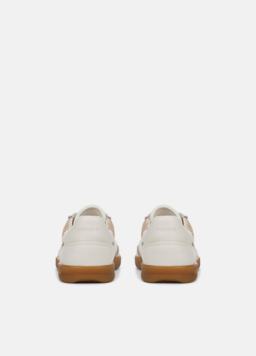 VINCE Sale Oasis Netting & Leather Sneaker in Shoes MILK/MACADEMIA