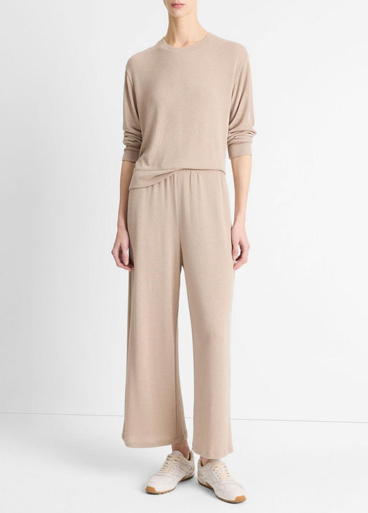 VINCE Sale Textured Knit Lounge Pant in Pants & Shorts SMOKEY QUARTZ