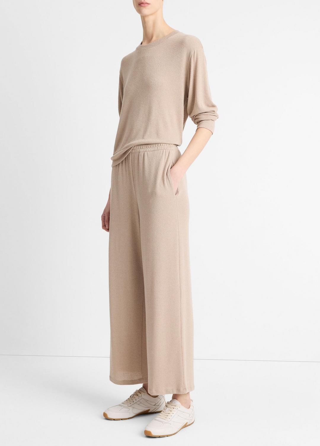 VINCE Sale Textured Knit Lounge Pant in Pants & Shorts SMOKEY QUARTZ