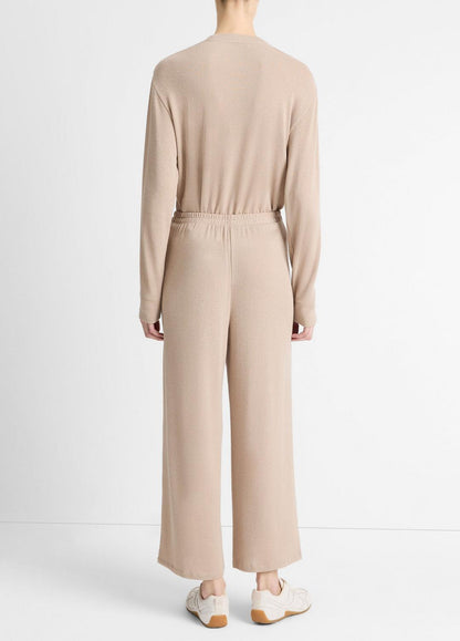 VINCE Sale Textured Knit Lounge Pant in Pants & Shorts SMOKEY QUARTZ