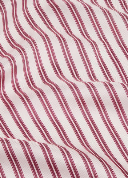 VINCE Sale Till Stripe Silk Scarf in Accessories PEONY WOOD/OFF WHITE