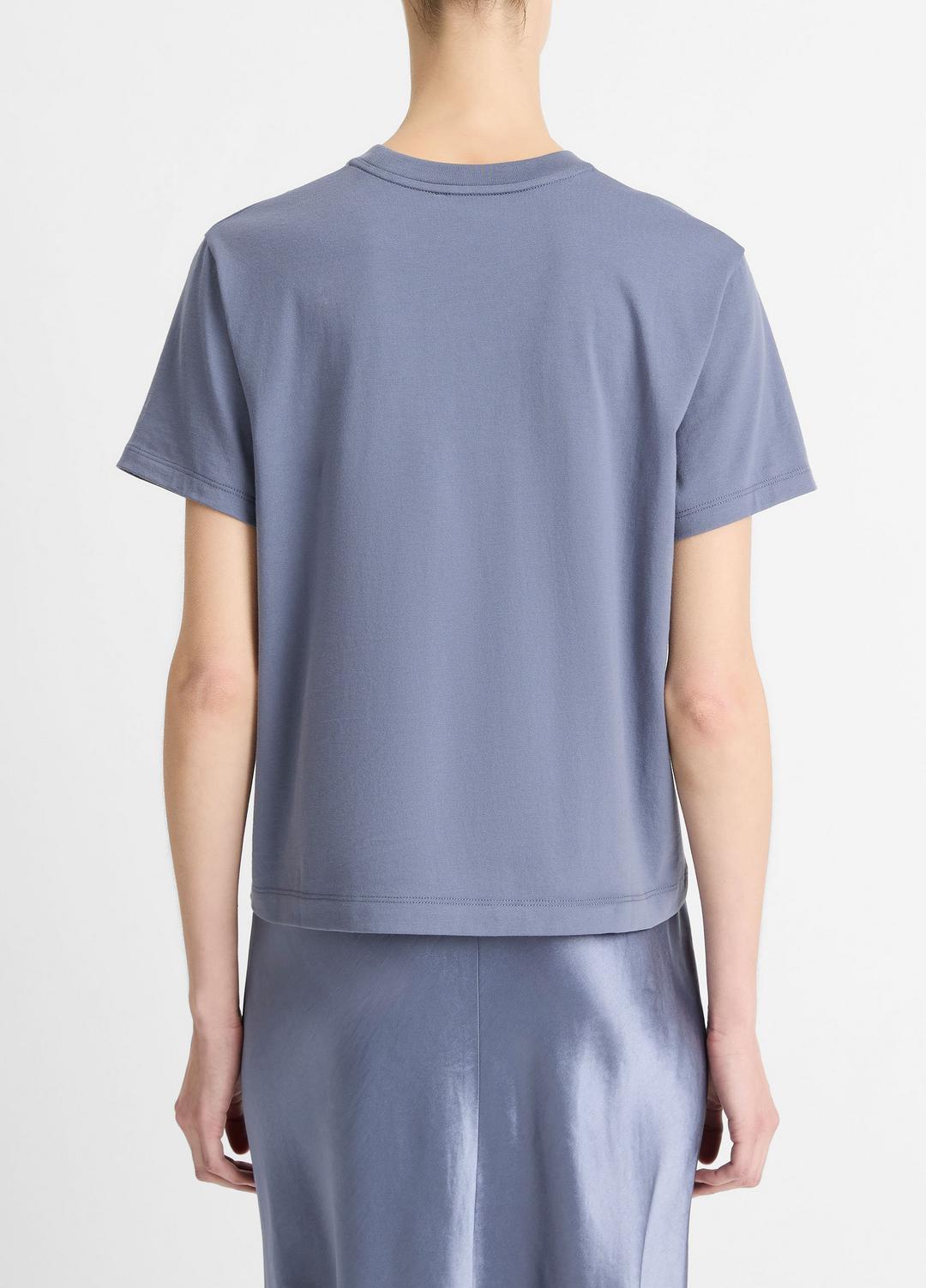VINCE Sale Pima Cotton Crew Neck T-Shirt in Shirts & Tees MAUVE THISTLE