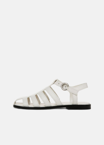 VINCE Sale Melina Leather Fisherman Sandal in Shoes MILK