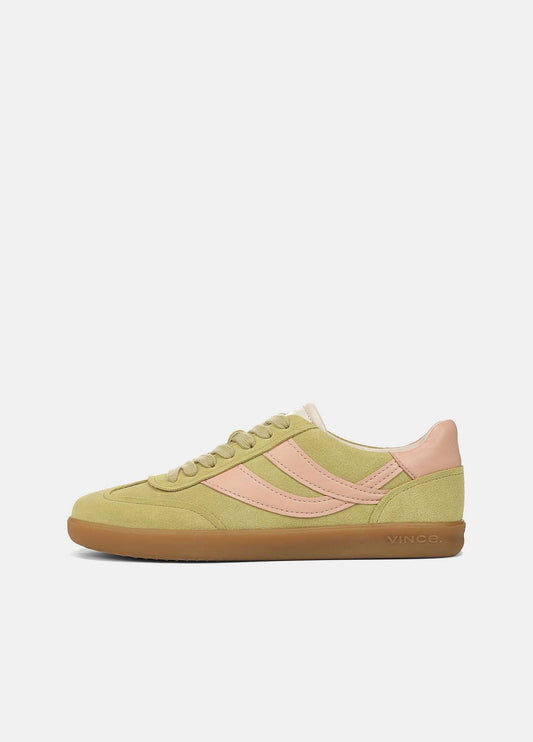 VINCE Sale Oasis Suede & Leather Sneaker in Shoes DRIED CITRUS/LOTUS BLUSH