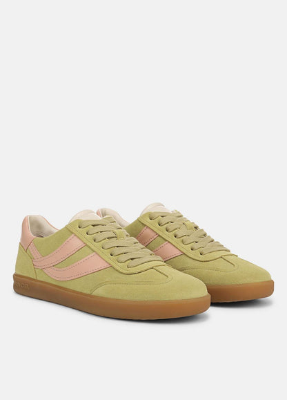 VINCE Sale Oasis Suede & Leather Sneaker in Shoes DRIED CITRUS/LOTUS BLUSH