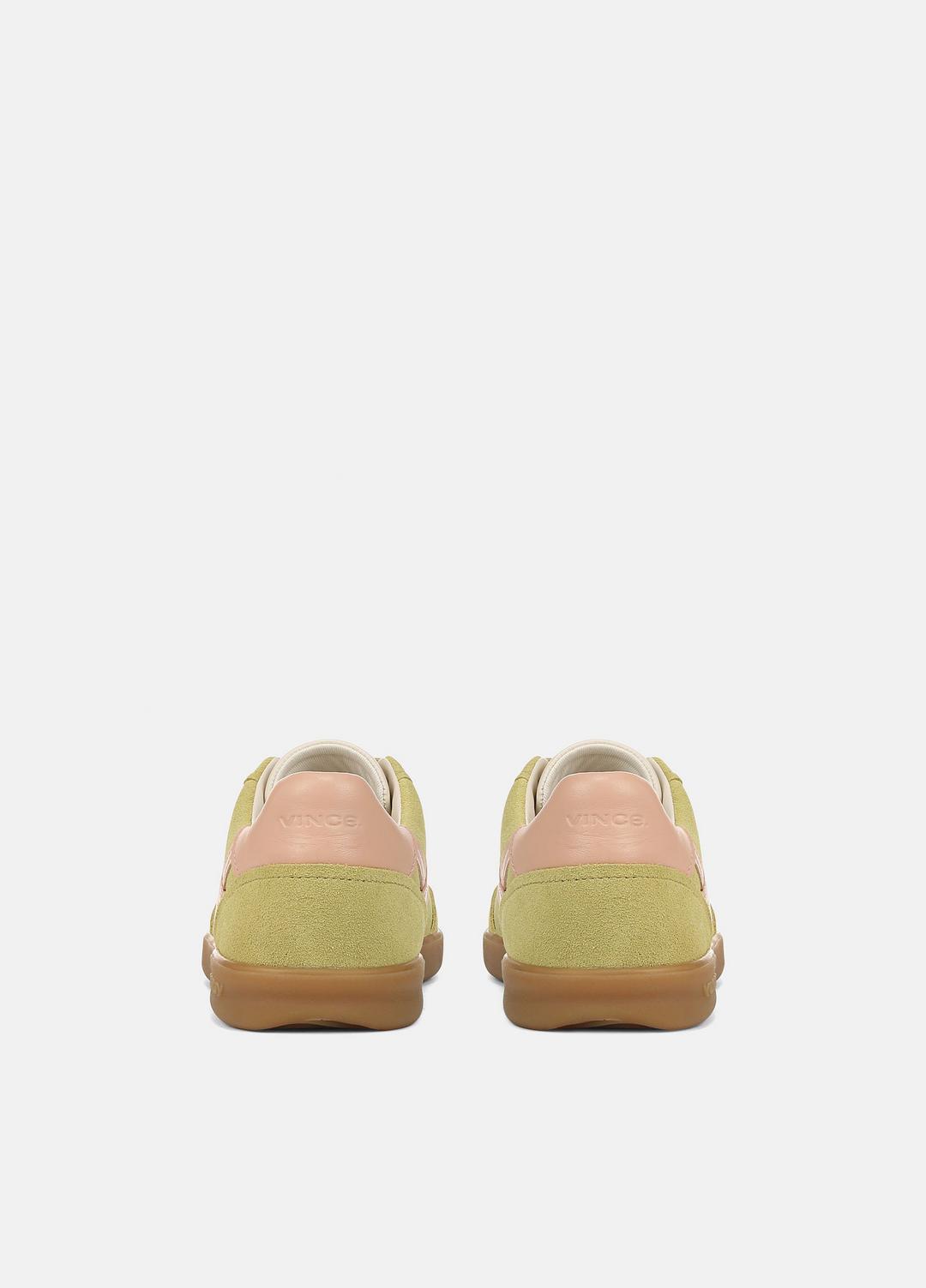 VINCE Sale Oasis Suede & Leather Sneaker in Shoes DRIED CITRUS/LOTUS BLUSH
