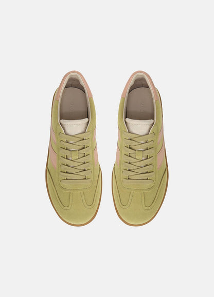 VINCE Sale Oasis Suede & Leather Sneaker in Shoes DRIED CITRUS/LOTUS BLUSH